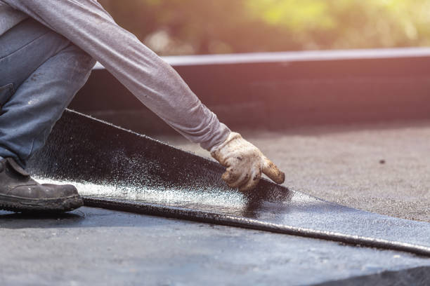 Professional Crawl Space Encapsulation technician working in Amherst, WI